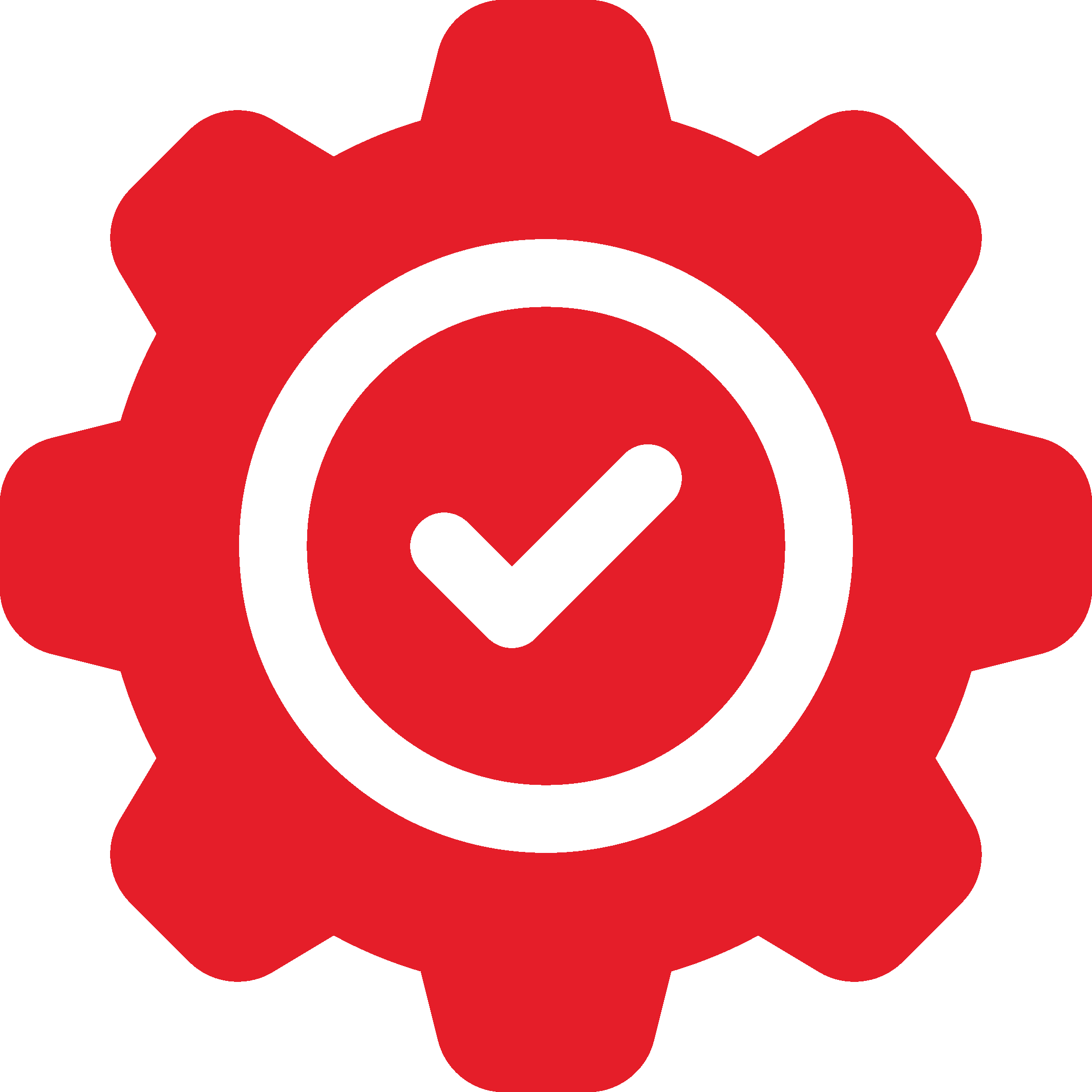 Ikon av tannhjul med hake